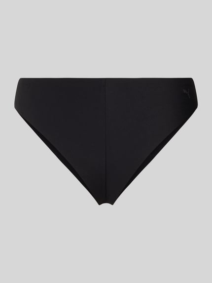 Produktfoto, Slip mit Logo und elastischem Bund von PUMA aus schwarzem Material-Mix mit Stretch-Anteil, körpernahe Passform