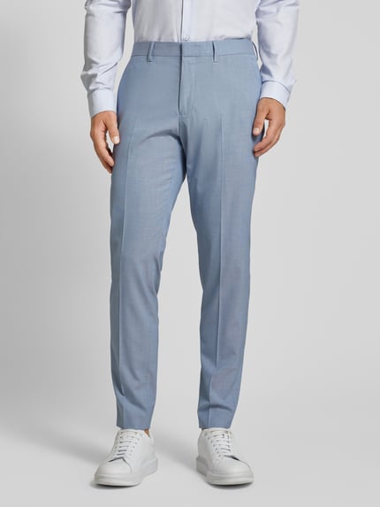 s.Oliver BLACK LABEL Slim Fit Anzughose mit Viskose-Anteil Hellblau 4
