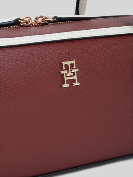 Tommy Hilfiger Henkeltasche in Leder-Optik Modell 'TH GRACE SHOULDER BAG' Bordeaux 3