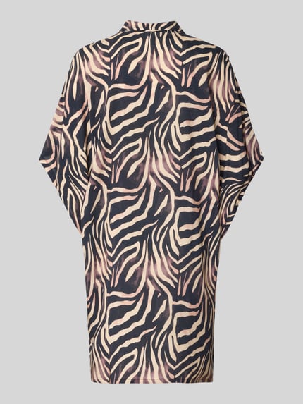 HUGO Oversized Tunika aus reiner Viskose Modell 'FANCY' Black 3