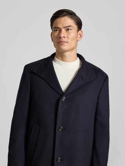 JOOP! COLLECTION Regular Fit Mantel aus Woll-Mix Modell 'MARAN' Marine 3