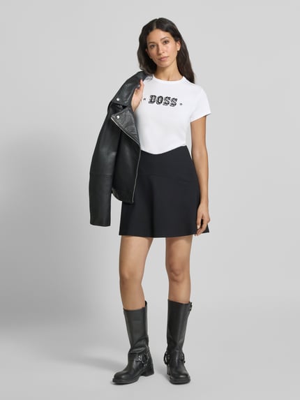 BOSS Orange Slim fit T-shirt van puur katoen Wit - 1
