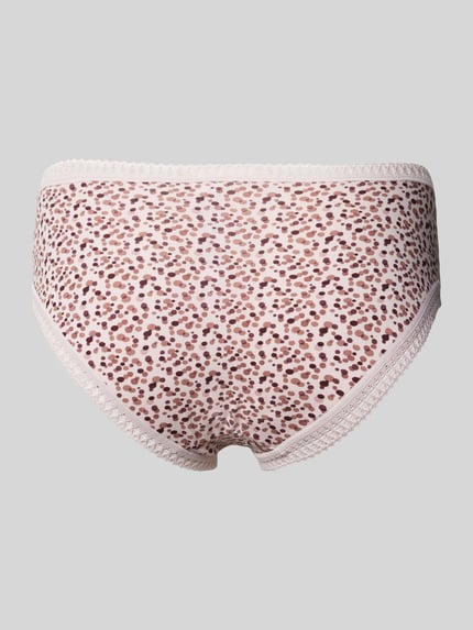 Sloggi Slip met kant in een set van 3 stuks, model 'GO' Mauve - 3