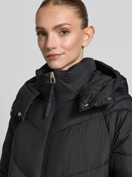 JOOP! Relaxed Fit Steppmantel mit Kapuze Black 3