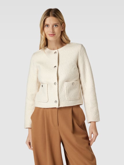 zero Blazer in Bouclé-Optik Ecru 4