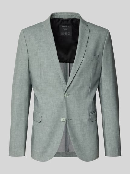 regular fit colbert met viscose Shop The Look MANNEQUINE