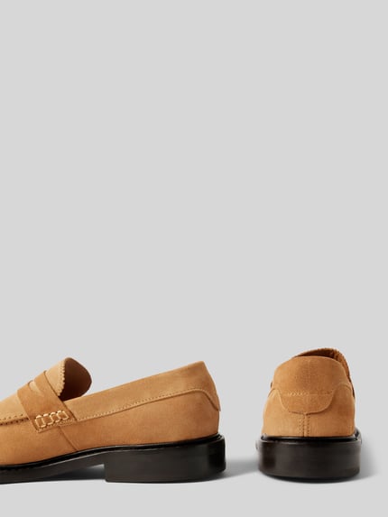 Selected Loafers met gestructureerde zool, model 'CARTER' Beige - 2