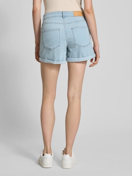 NOISY MAY® Szorty jeansowe o kroju slim fit z 5 kieszeniami model ‘DEBBY’ Jasnoniebieski 5