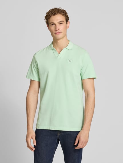 s.Oliver RED LABEL Koszulka polo o kroju regular fit z czystej bawełny Jasnoniebieski 4