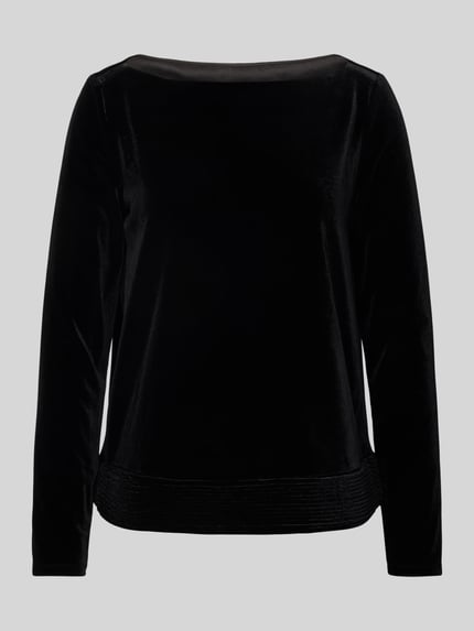 Emporio Armani Longsleeve mit U-Boot-Ausschnitt Black 2