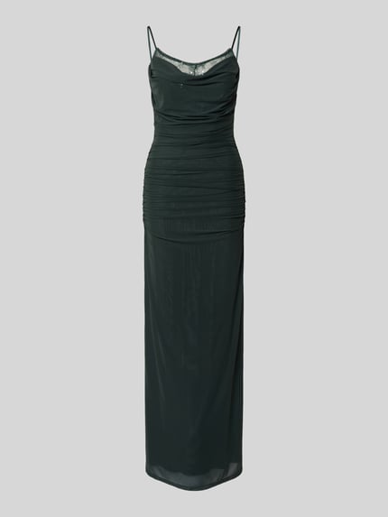 VM by Vera Mont Abendkleid mit Spitzenbesatz Dunkelgruen 2