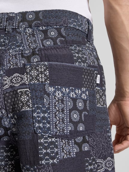 Les Deux Shorts im Allover-Look Modell 'Ryder' Marine 3