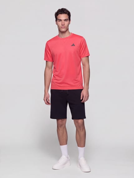 adidas Training Sport-T-Shirt mit Logo-Print Rot 1