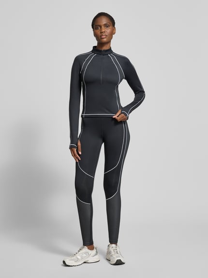 Under Armour Koszula funkcyjna ze stójką model ‘ColdGear Textured’ Czarny 1