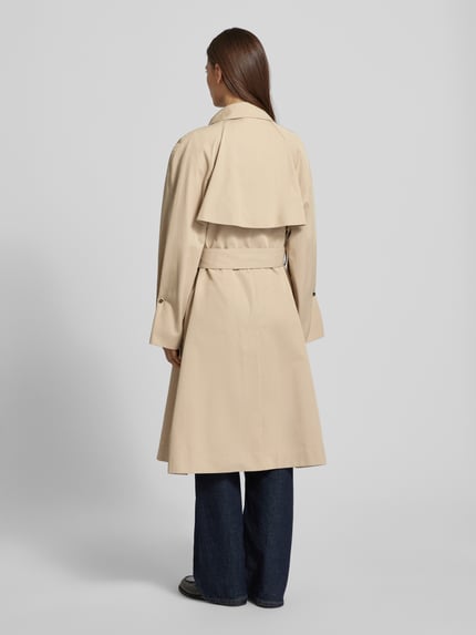Emporio Armani Trenchcoat mit Ziersteinbesatz Sand 5