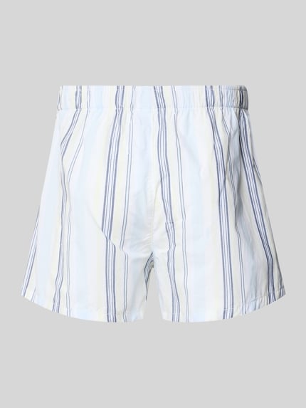 Produktfoto, Regular Fit Boxershorts aus reiner Baumwolle im 3er-Pack von Tommy Hilfiger, Optik: Mehrfarbig, Logo-Detail, Bundabschluss: Elastisch