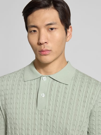 Selected Regular Fit Poloshirt aus reiner Baumwolle Modell 'MATTIS' Lind 3