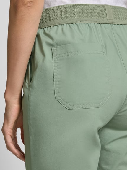 TONI Stoffhose mit elastischem Bund Modell 'Pia' Oliv 3
