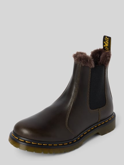 Dr. Martens Chelsea Boots mit Label-Detail Taupe 1