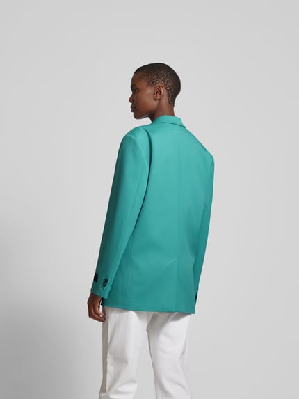 MM6 Maison Margiela Blazer met reverskraag Turquoise - 5