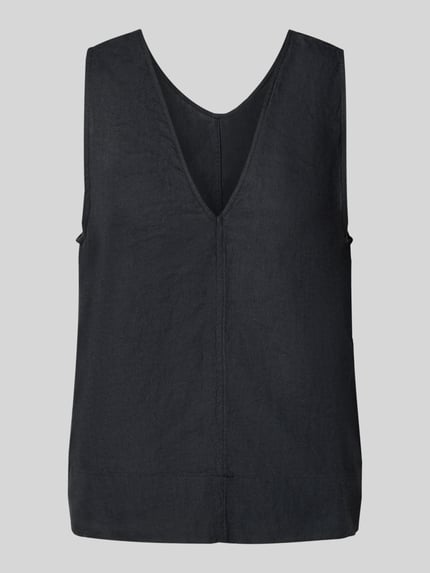 Selected Aan twee zijden draagbare regular fit blousetop, model 'FLINNA' Zwart - 2