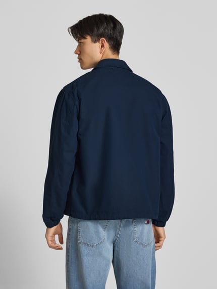 Tommy Jeans Regular Fit Hemdjacke aus reiner Baumwolle Dunkelblau 5