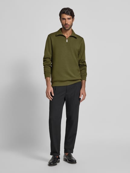 Matinique Sweatshirt mit Stehkragen Modell 'kade' Gruen 1