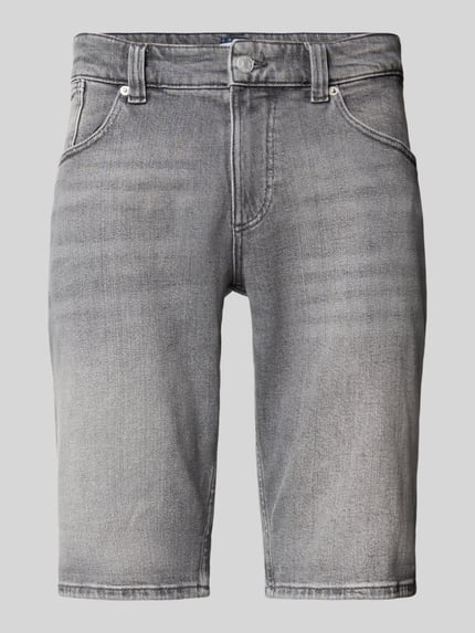 Tommy Jeans Szorty jeansowe o kroju slim fit z mieszanki bawełny model ‘RONNIE’ Czarny 2