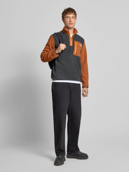 The North Face Sweatshirt mit Stehkragen Anthrazit 1