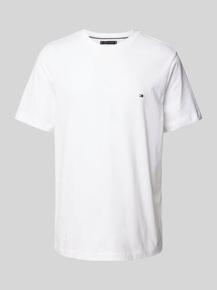T-Shirt mit Logo-Stitching Shop The Look MANNEQUINE