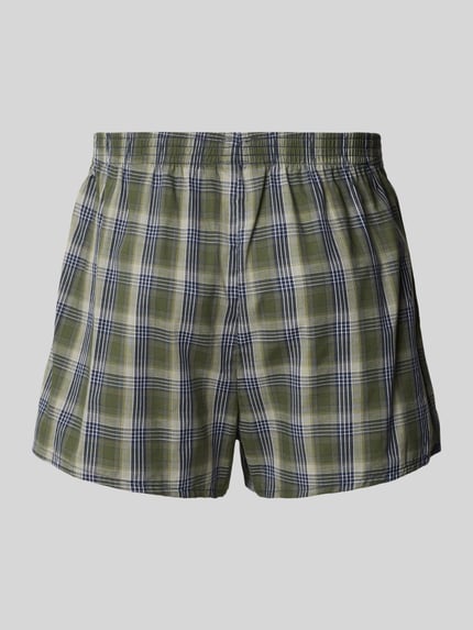Tom Tailor Boxershorts mit Knopfleiste im 2er-Pack Dunkelgruen 3