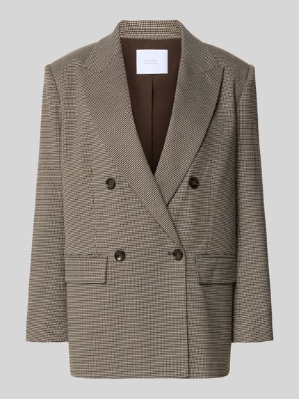 Blazer mit Mini-Karomuster  Shop The Look MANNEQUINE
