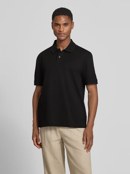 BOSS Regular Fit Poloshirt aus reiner Baumwolle Modell 'C-PARRIS' Black 4