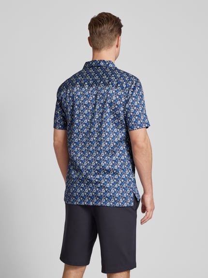 Lyle & Scott Regular Fit Freizeithemd mit Reverskragen Dunkelblau 5