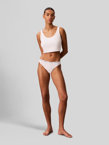 Calvin Klein Underwear Slip aus Baumwoll-Mix im 3er-Pack Rot 1