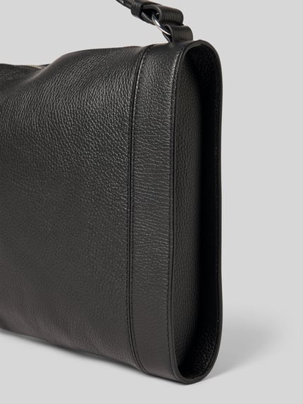 Coccinelle Shoulder Bag mit Logo-Applikation Modell 'Elinor' Black 3