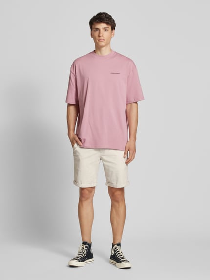 JACK & JONES Regular Fit Shorts mit Strukturmuster Modell 'FURY' Hellgrau 1