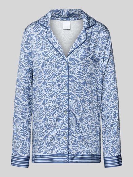 CCDK Copenhagen Piżama o kroju relaxed fit z mieszanki wiskozy model ‘Josephine’ Niebieski 1