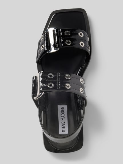 Steve Madden Sandalen met sierstuds, model 'SARIA' Zwart - 3