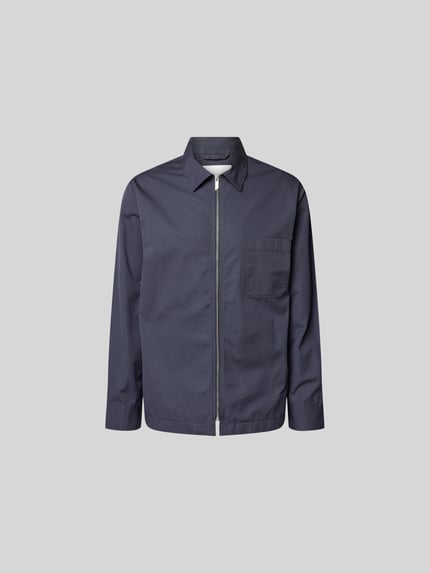 Overhemdjack met platte kraag Shop The Look MANNEQUINE