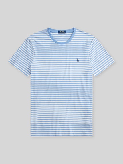 Polo Ralph Lauren Slim Fit T-shirt van puur katoen Bleu - 2