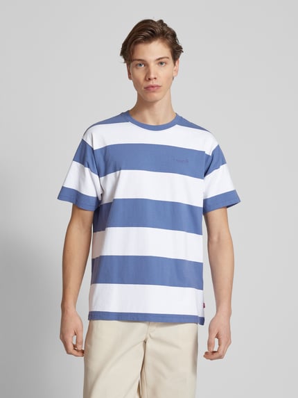 Levi's® T-Shirt mit Streifenmuster Blau 4