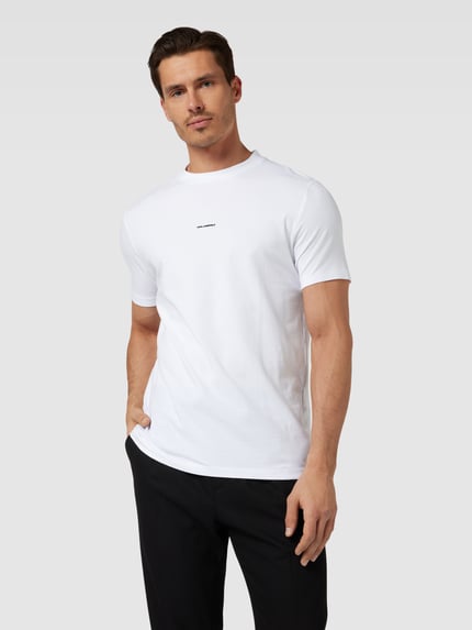 Karl Lagerfeld T-Shirt mit Label-Print Weiss 4