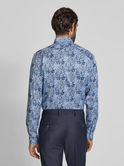 OLYMP SIGNATURE Slim Fit Business-Hemd mit Kentkragen Modell 'Savio' Bleu 5