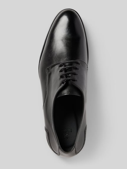 LLOYD Veterschoenen met gladde zool, model 'Ezy' Zwart - 3