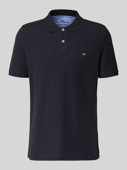 Fynch-Hatton Poloshirt van Supima®-katoen Marineblauw - 2