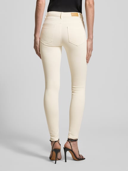 VERO MODA Skinny fit jeans met katoen, model 'FLASH' Offwhite - 5