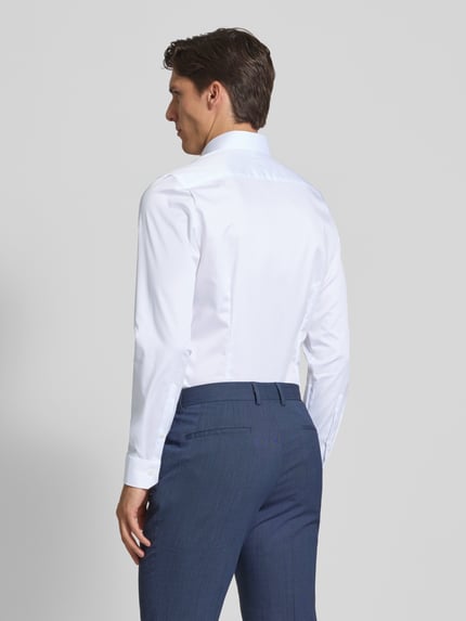 OLYMP No. Six Super Slim Fit Businesshemd mit Kentkragen Weiss 5