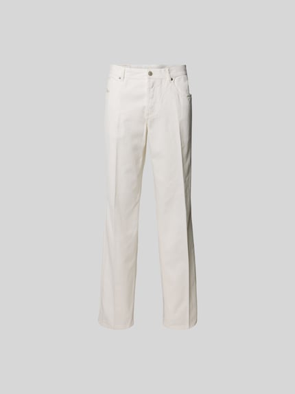Diesel Jeansy o kroju straight fit z czystej bawełny Złamany biały 2