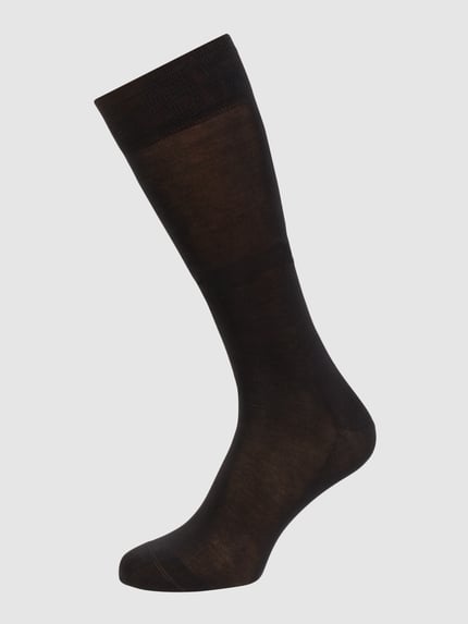 FALKE Kniekousen met stretch model 'Tiago Knee-High' Zwart - 1